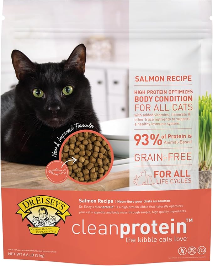 Dr. Elsey's Cleanprotein Salmon Formula Dry Cat Food, 6.6 Lb