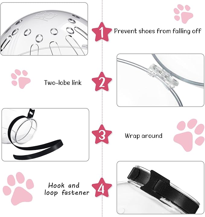 Cat Muzzle for Grooming Cat Adjustable Hood with Paw Covers Nail Clipper Trimmer Brush Tick Remover Tool Kitten Breathable Anti Bite Muzzles Silicone Anti Scratch Boots for Cats Bathing Shaving