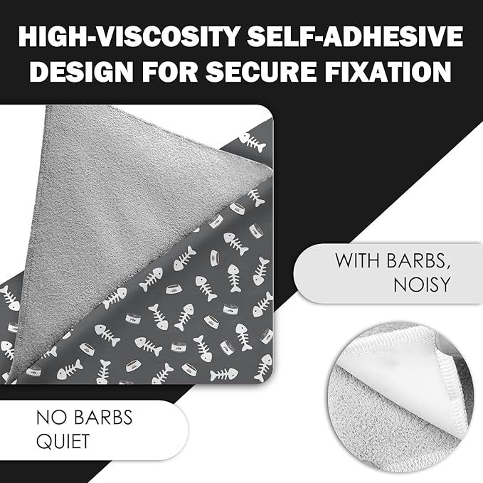 27.6" Cat Grooming Wrap, Self Adhesive Cat Wrap for Cutting Nails, Anti-Escape Calming Cat Swaddle Wrap for Medicine Ear Cleaning, Anti-Scratch Cats Burrito Restraint Blanket, Practical Pet Tool Grey