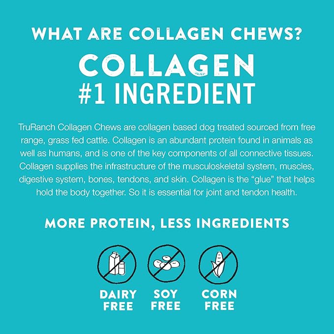 Collagen Rolls - 9" Collagen Rolls for Dogs - Long Lasting Healthy Joint Support - Rawhide Alternative - Skin & Coat Health - Made with Real Beef, Value Pack, 3 Bags, 9 Count