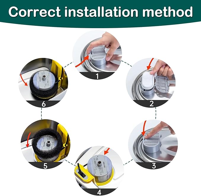 Cat Water Fountain Filters,8 Pack Cat Fountain Replacement Filters for Stainless Steel 67oz/2L Adjustable Water Flow Pet Water Fountain,Dog Water Fountain (4+4 Pack)