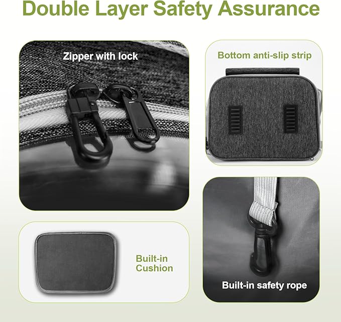 Expandable Cat Backpack,Cat Bubble Backpack Carrier for Carrying Cats, Pets and Small Dogs,Airline-Approved,Designed for Travel, Hiking, Walking,Car （Black