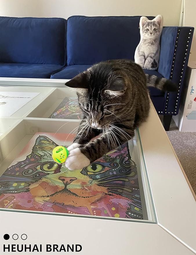 5 Pack Cat Toys, Fun & Interactive (1.5'', Basic Cat Toy Set)