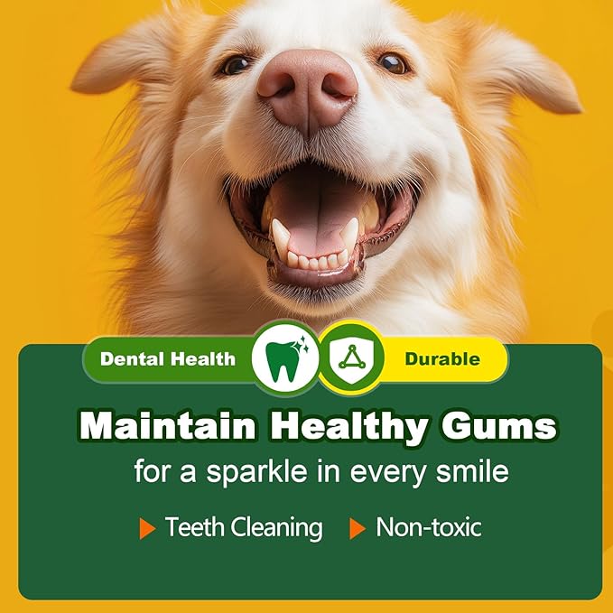 Dog Toys for Aggressive chewers, Indestructible Toy for Small Dogs Interactive Toy Dog chew Toys (Orange + Red)