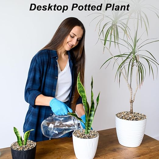 Decorative Rocks for Potted Plants,Virekm River Rocks, Decorative Ornamental Pebbles,Garden Landscaping Stones Gravel Filler for Home Decoration Flower Bed Fish Tank Plants Vases Succulents (5 Pounds)