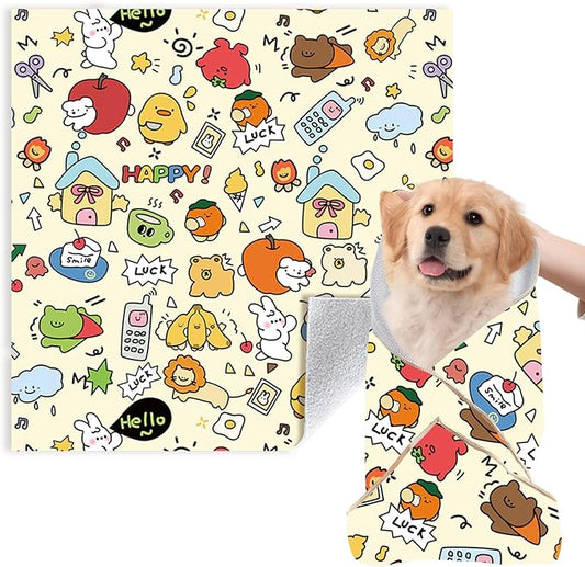 Cat Grooming Wrap, [XXL] Cat Restraint Wrap for Nail Clipping, Ear Cleaning, and Teeth Brushing, Self-Adherent, Anti-Bite, Anti-Scratch, Anti Scratch