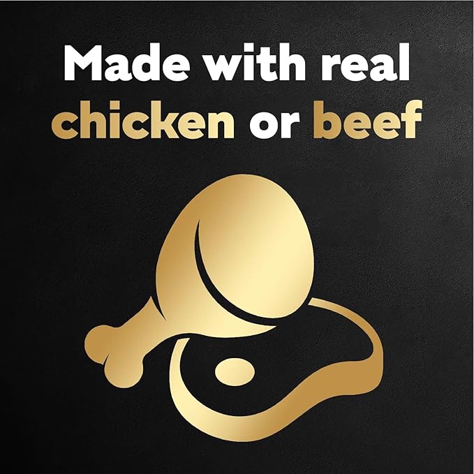 Cesar Filets in Gravy Wet Dog Food Filet Mignon Flavor, Rotisserie Chicken Flavor, and Wood-Grilled Chicken Flavor Variety Pack, 1.76 oz. Mini-Pouches (40 Count, Pack of 1)