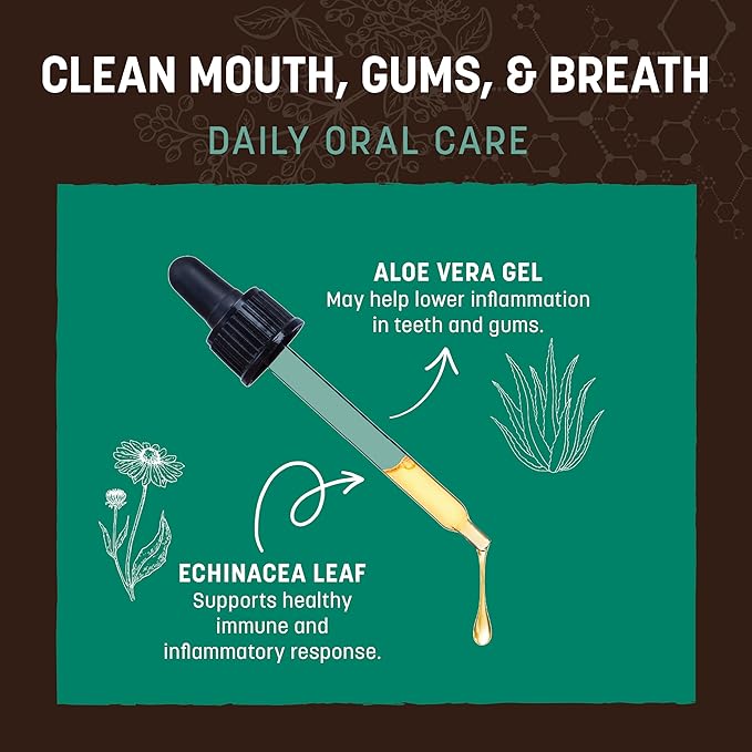 Earth Animal Herbal Remedies | Clean Mouth, Gums and Breath | 2 fl oz