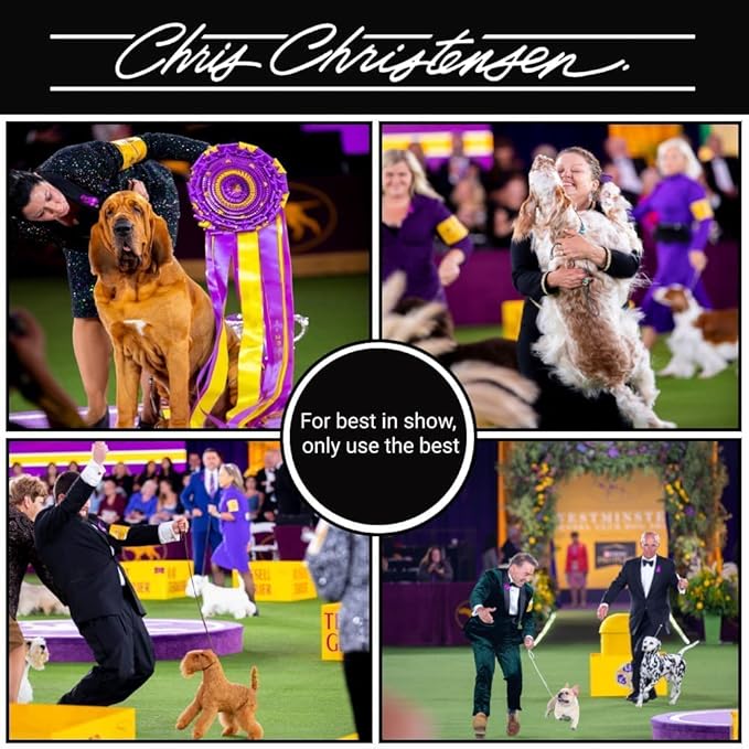 Chris Christensen Diamond Series Miracle Moisture Dog Conditioner, Groom Like a Professional, Pro-Vitamin Formula, Provides Maximum Moisture, Use on Both Dogs and Cats, Made in USA. 128 oz