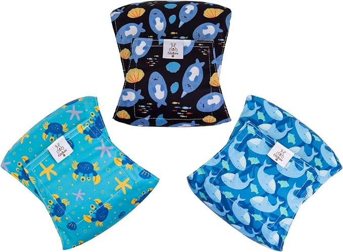 CuteBone Belly Band for Dogs Male Reusable Diapers Washable Wrap DM36M