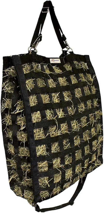 Derby Originals Superior Slow Feeder Horse Hay Bag with Super Tough Bottom and 1 Year Warranty