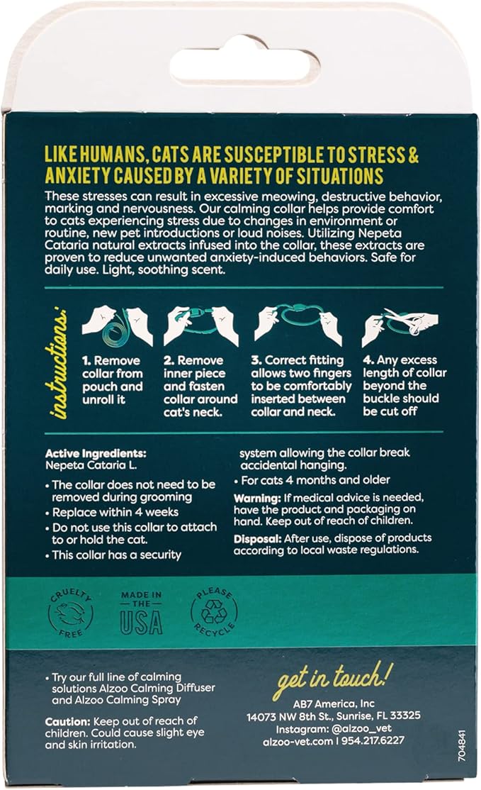 Calming Cat Spray, Collar and Diffuser Bundle