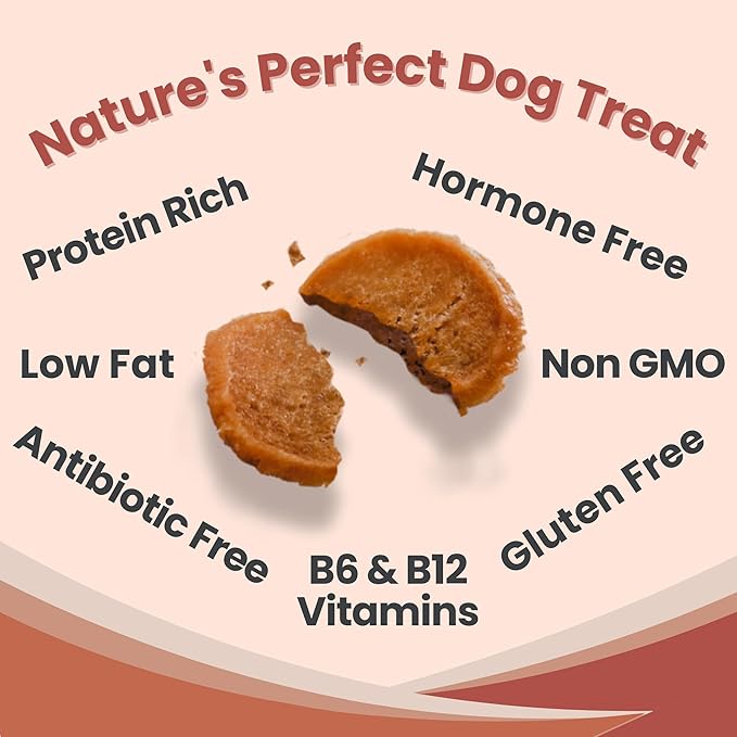 Farm To Pet Dog Training Treats, Healthy Turkey Dog Treats - 12 oz, Crunchy, Single Ingredient, All Natural Turkey Chips, Easy to Digest, Great for Dogs with Chicken Allergies, Made in USA