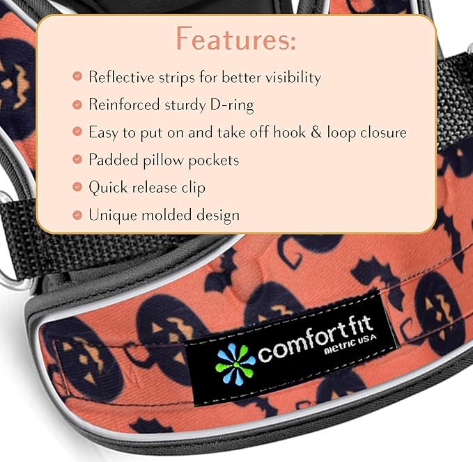 Comfort Fit Dog Harness – Adjustable No-Pull Vest for Small, Medium & Large Dogs – Soft Padded Step-in Design for Easy Control – Ideal for Walking, Running & Training – All-Weather Premium Dog Vest