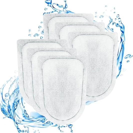 6 Pack Large Replacement Fish Filter Cartridges Aquariums,Carbon Filter Cartridges Compatible with Whisper EX30 EX45 EX70 Filters