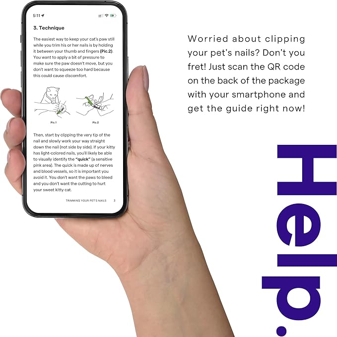 Cat Nail Clippers for Beginners and Groomers - Best Pet Nail Clippers & Claw Trimmer for Home Grooming Kit - Grooming Tool for Small Animals Tiny Dog Indoor Cat Bunny Rabbit Bird Kitten - Ebook Guide