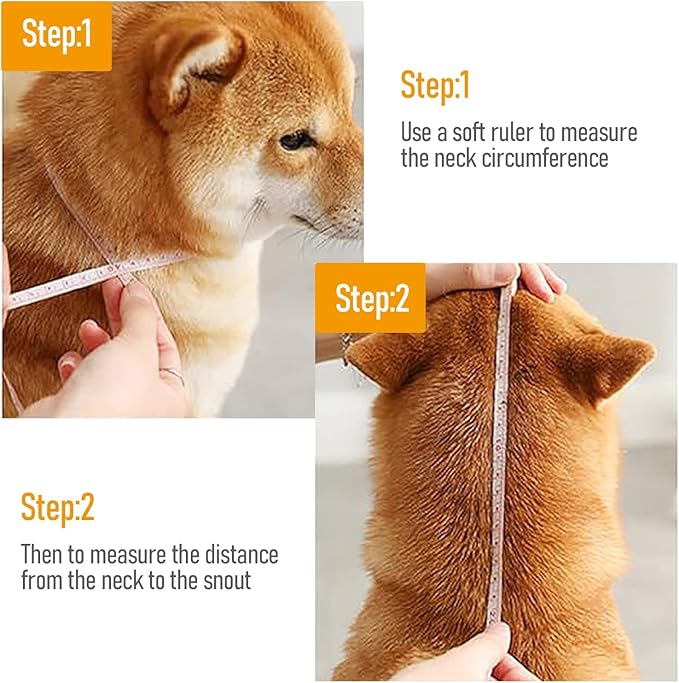 Adjustable Dog Cone Collar After Surgery Soft Cone of Shame Alternatives for Dog Cat Puppy Plastic Elizabethan Collar for Dogs from Licking Biting Scratching Wounds(S,Neck:7.1-8.7in)