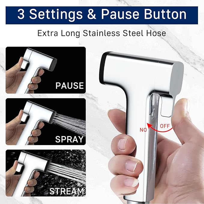 Dog Shower Attachment for Pet Bath,Dog Washing Hose Attachment,Dog Wash Sprayer Kit Includes 2-mode Dog Shower Handheld,118 Inches Stainless Steel Hose,G1/2" Metal Shower Diverter (Sprayer Kit)