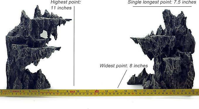Fish Tank Decor Rocks.Aquarium Decoration Model.Easy and Quick Solution for Aquascaping.(Sky City)