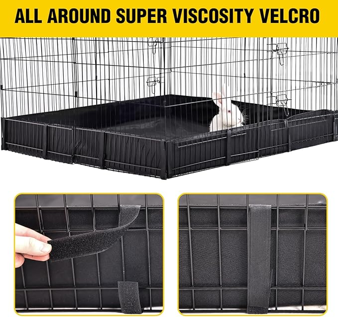 Aivituvin Rabbit Playpen Pet Pen Small Animal Cage with Waterproof Liner - Extension Playpen
