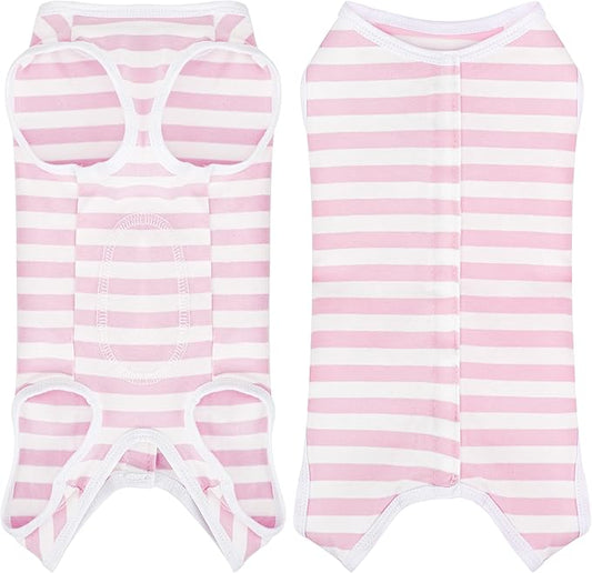 Comprehensive Post-Surgery Dog Recovery Suit: Premium Cotton Protective Wound Care Shirt for Puppies, Cats, and Small Pets - Ensuring Ultimate Comfort, Unrestricted Mobility M