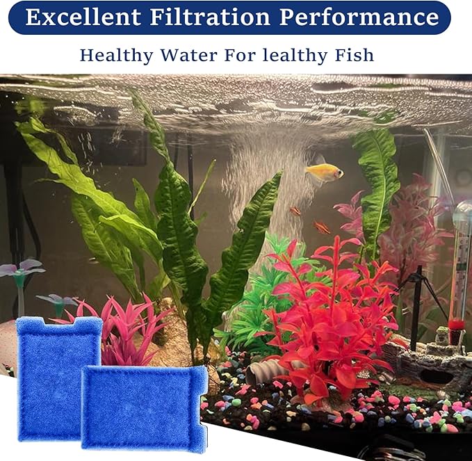 8 Pack Aquarium Filter Cartridges Rite-Size Z - Compatible with Marineland Eclipse & Emperor & Hidden Filtration System, Carbon Fish Tank Filters Replacement, Bio Media for Aquarium Filter
