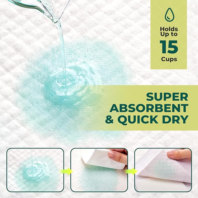 Cat Pads Refills for Tidy Cats Breeze Litter System - Super Absorbent 6-Layer Pads for Odor Control, Lavender Scented - 16.9" x 11.4" - Pack of 40 Litter Box Replacement Pads