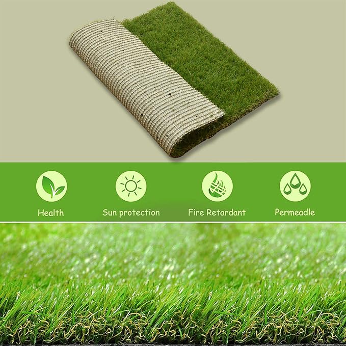Dog Grass Large Potty Patch, Artificial Dog Grass Bathroom Turf for Pet Training, Washable Puppy Pee Pad, Perfect Indoor/Outdoor Portable Potty Pet Loo (Replacement Grass)