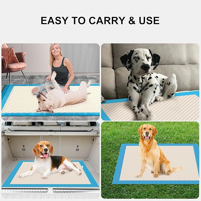 Gardner Pet Ultra Absorbent Thicker Dog Pee Pads Extra Large XL 28"x34" Leak-Proof Odor-Control Blue Puppy Training Pads Full Edge-Wrapping Pad for Dogs Dogs, Puppies, Doggie, Cats, Rabbits - 18 Ct