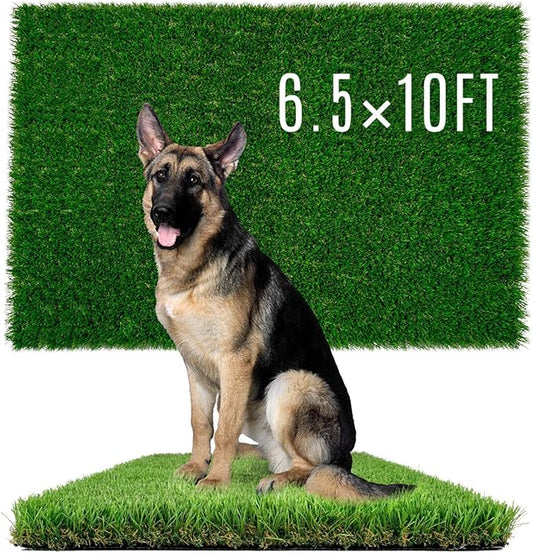 Fake Grass for Dog to Pee on Artificial Grass for Turf Mats for Puppy Training Dogs Pee Pads Extra Large for Dogs 6.5x10FT Dog Supplies Reusable