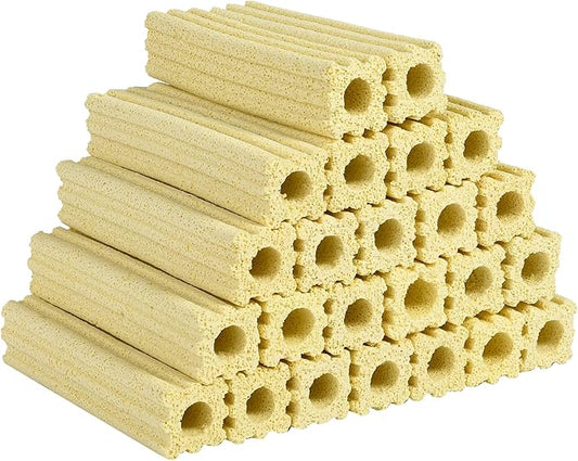 24pcs 6.1 Inch Aquarium Ceramic Bio Filter Media,Ceramic Bio Media Blocks for Fish Tank and Koi Pond
