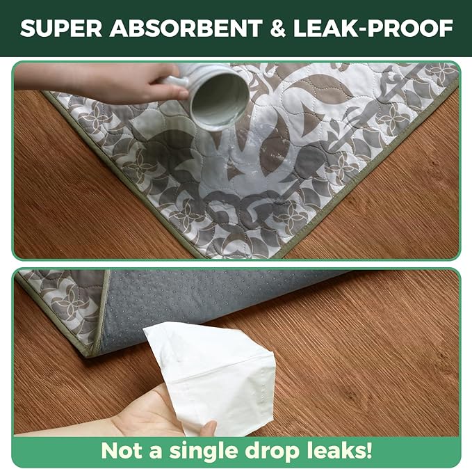 FXW Washable Pee Pads for Dogs, Puppy Pads with Super Absorbent, Specifically Designed for FXW Rollick/Homeplus 24 inch 8 Panels Dog Playpen, 63" Square, Boho, 1 Pack