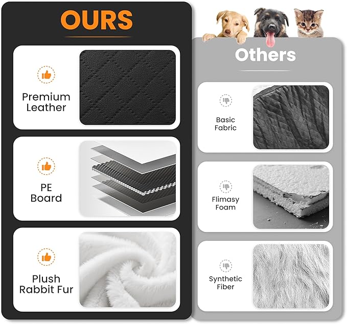 Conter Console Dog car seat(Light Grey/White) (Black/White, M)