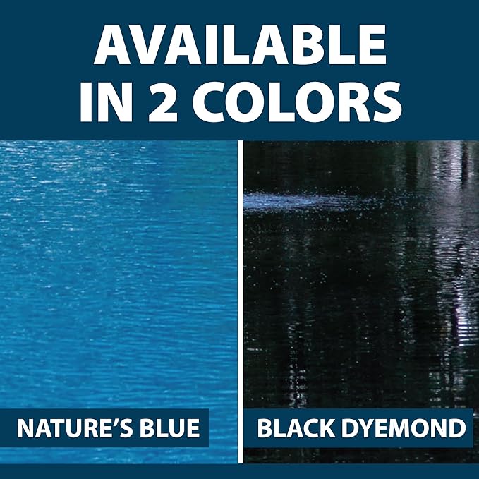 Airmax Pond Dye Packets Black DyeMond Colorant for Large Pond & Lake, Beneficial UV Blocking Color Concentrate, Maintain Clean & Clear Water, Fish, Bird & Animal Safe, 2 Soluble Packets