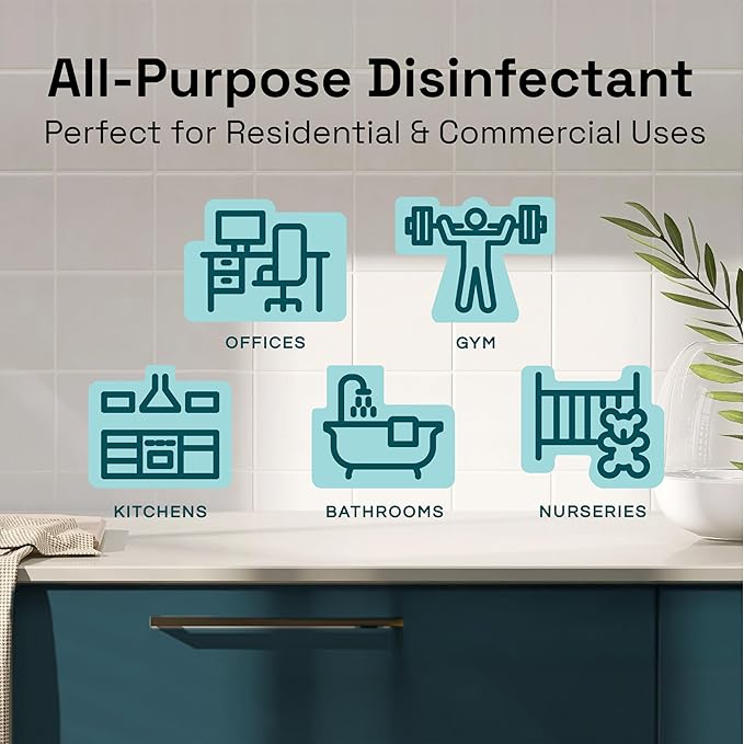 Clean Republic Multi-Purpose Disinfectant, Cleaning Spray, 32 Fluid Ounce Bottle, 4-Pack