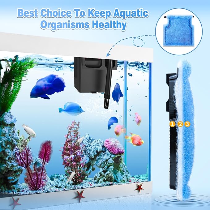 8/16/32 Pack Rite-Size A Filter Cartridges Compatible with MarineLand Penguin Power Filters 75 & 100 - Rite-Size A Replacement Filter Cartridges Compatible with MarineLand Penguin Power Filter