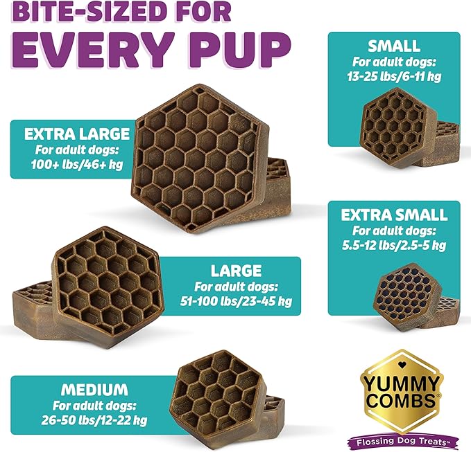 Dog Dental Treats – Vet VOHC Approved, Removes Tartar & Cleans Teeth – Yummy High Protein Chicken Treat for Medium Dogs (Mini Pack, 9 Count)