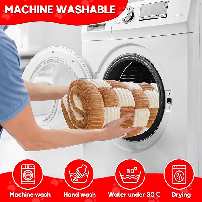 Dog Car Bed Mat, Non-Slip Backseat Extender Pet Blanket, Plaid Dog Bed for Trucks, Sedans & Large SUVs, Chew-Resistant Travel Pad for Dogs, Easy Clean & Scratch-Proof & Comfort (56"x28.7")