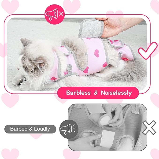 Cat Grooming Hammock, Self-Adherent Wrap for Cutting Nails, Anti-Escape Calming Grooming Bag for Medicine, Nail Clipping, Teeth Brushing, Ear Cleaning