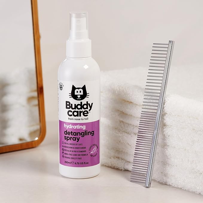 Detangling Spray for Cats - Effective Cat Matted Fur Remover and Detangle Spray to Promote a Healthy Coat, Easily Removes Matted Hair for a Smooth and Shiny Coat