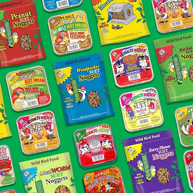 C&S Oriole Delight No Melt Suet Dough 11.75 Ounces 8 Pack